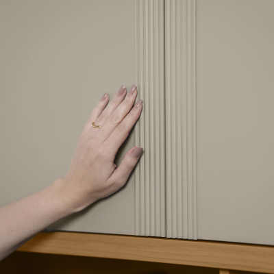 Portas com Detalhes Mini Canelado