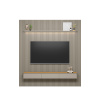 PAINEL RIPADO MODULAR 2.6 + NICHO CURVO 2.2 + PRATELEIRA CURVA 2.2