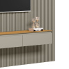 PAINEL RIPADO MODULAR 2.6 + NICHO CURVO 2.2 + PRATELEIRA CURVA 2.2