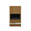 PAINEL RIPADO MODULAR 1.4 (2500MM) + NICHO 1.4 + PRATELEIRA 1.4