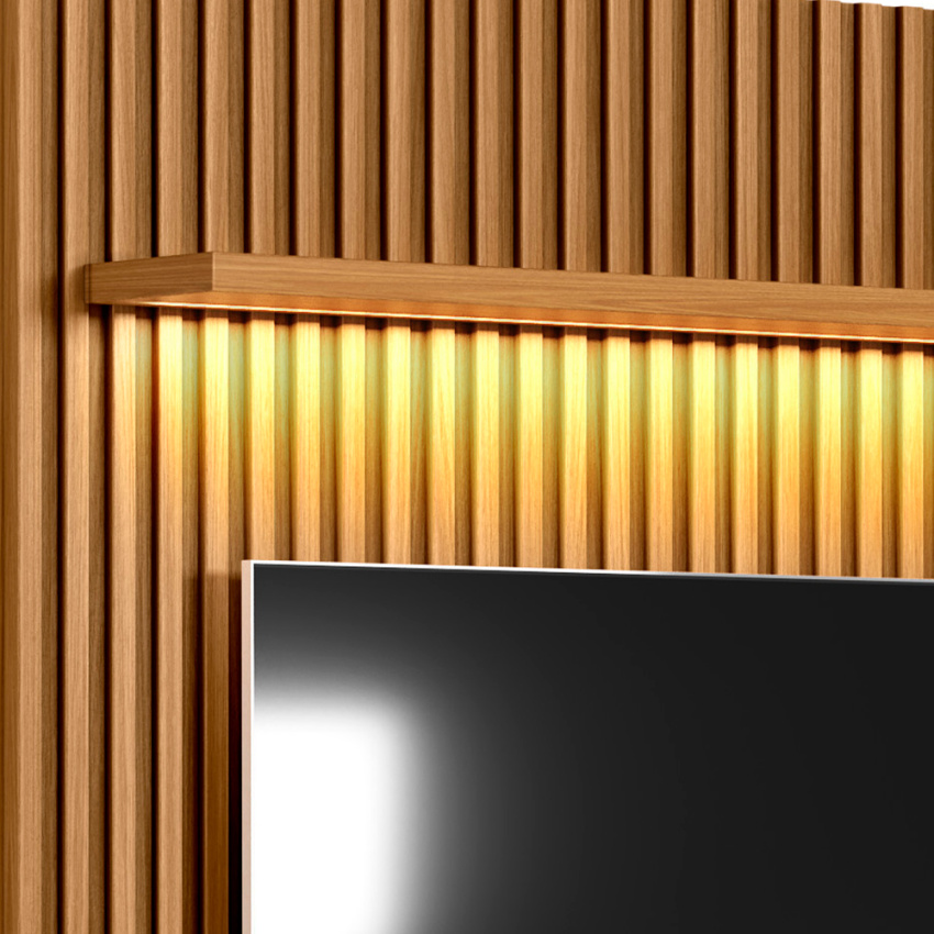 CONJUNTO RACK + PAINEL OURO PRETO