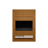 PAINEL RIPADO MODULAR 1.8 (2500MM) + NICHO 1.4 + PRATELEIRA 1.4