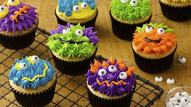Receita divertida de Halloween: Cupcakes “Monstrinhos Assustadores”